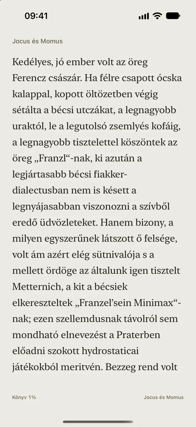 Olvass a saját módodon
