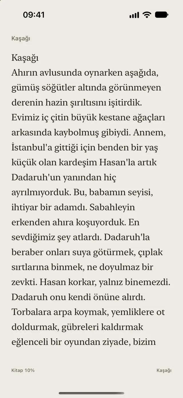 Kendi tarzınızda okuyun